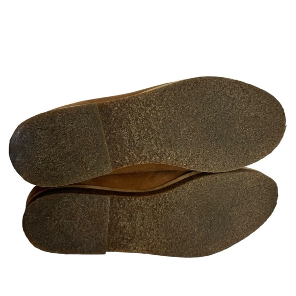 Jenni Kayne Suede Moc Shearling Lined Slip On Ankle Snow Boots Tan Size 39 - Picture 9 of 16